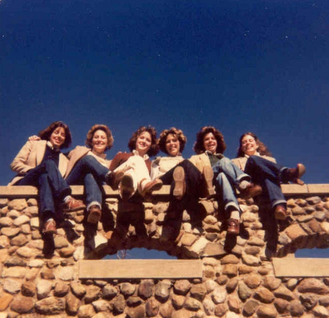Nancy S (79), Linda C, Laurie M, Brenda H (79), Kim O and Lynn S at Miami.