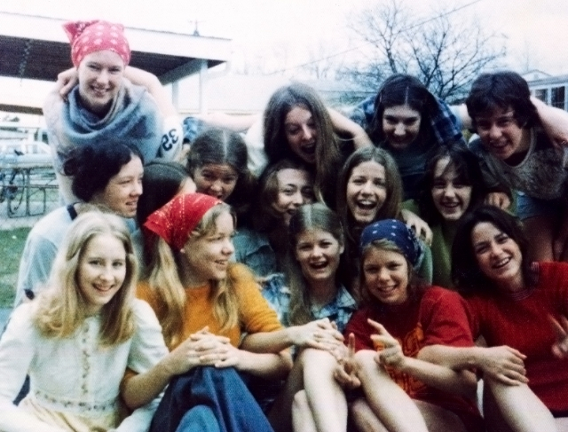 Indian Riffle 9th grade girls/Kathy Powers sleep over:-)