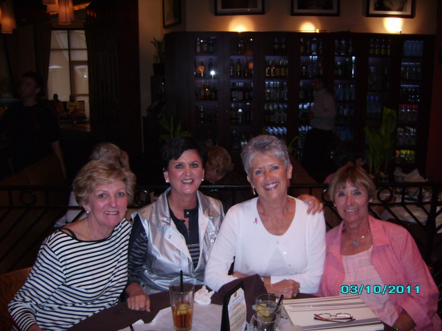 Susan Sandstrom, Jill Koellen, Margie Dau, Claudia Morin March 2011