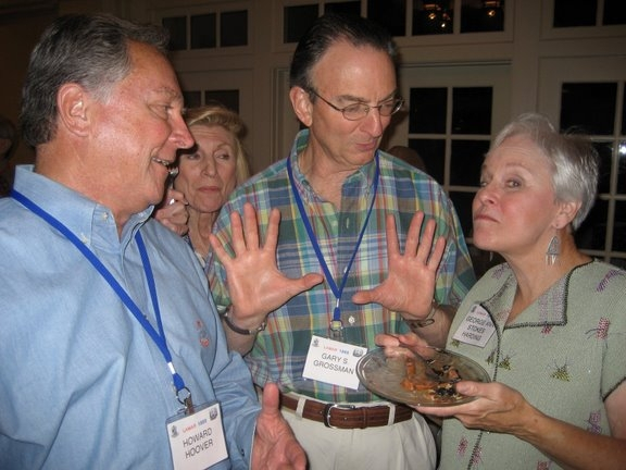 I DONT THINK GEORGE ANN STOKES HARDING IS BUYING GARY GROSSMANS STORY --HOWARD HOOVER SEEMS TO BE ENJOYING IT