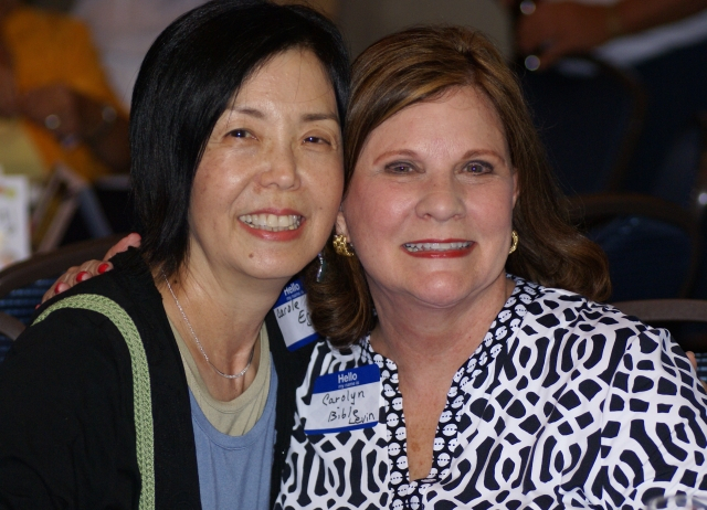 Carole Egusa and Carolyn Bible