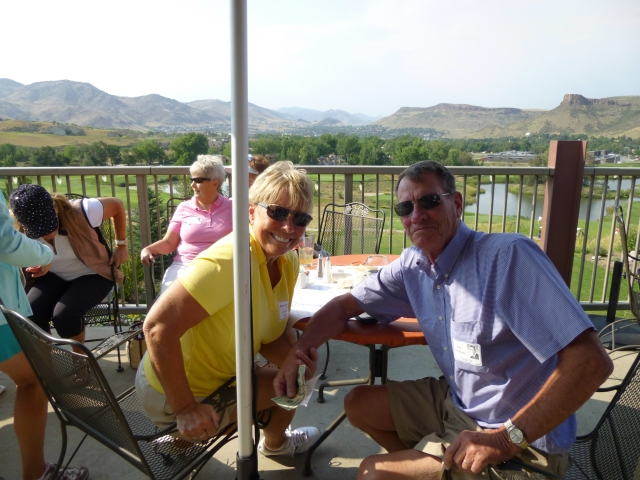 After golf: MaryLou & Jim Bradbury