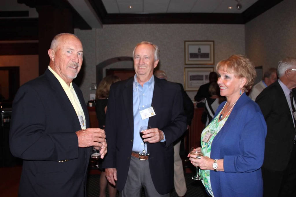 John Bodey, Bob Long and wife Bonnie Bloom Long