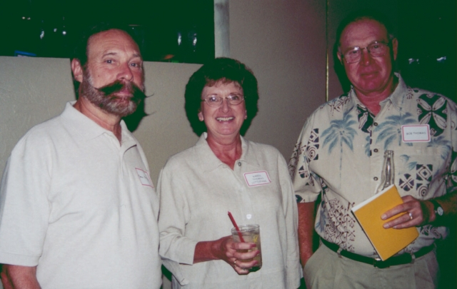 Left to right: Dean Knight, Karen Littlepage Thomas, Bob Thomas