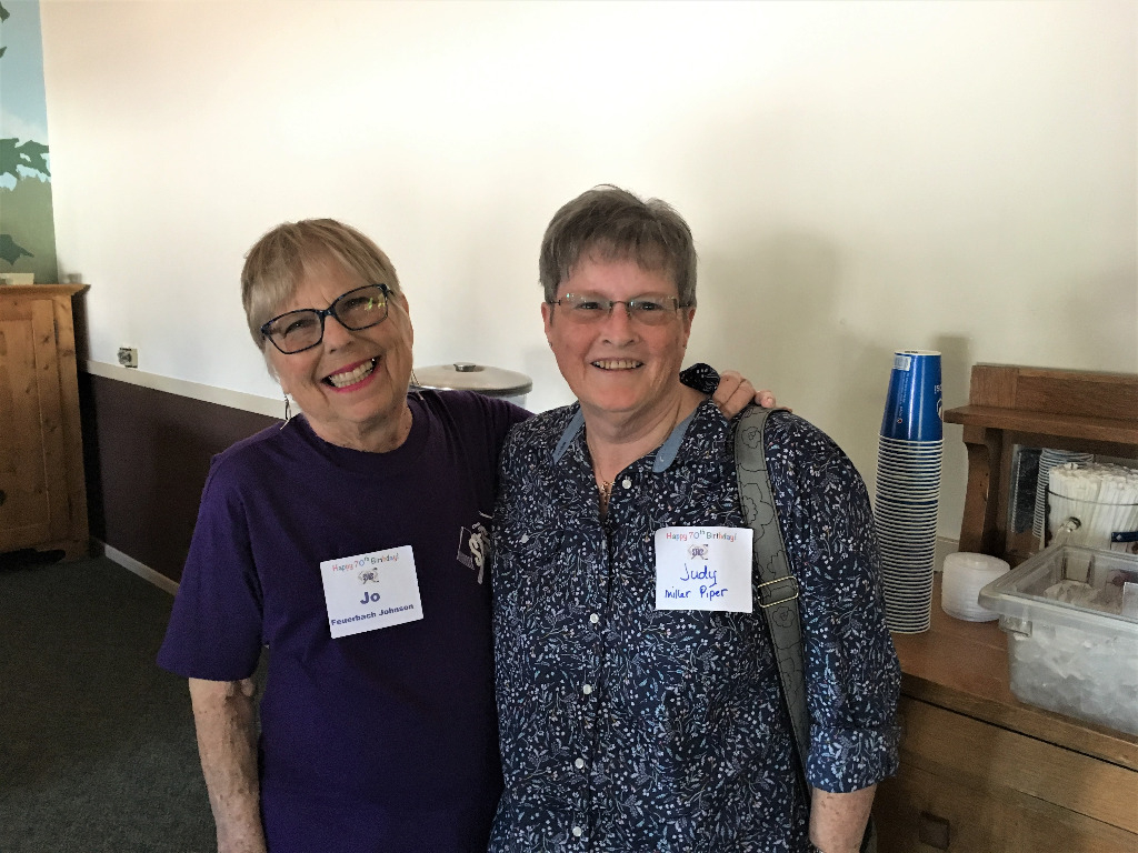 Jo (Feuerbach) Johnson and Judy (Miller) Piper