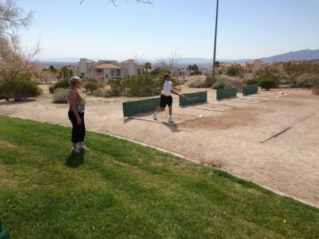 Throwing Horseshoes!