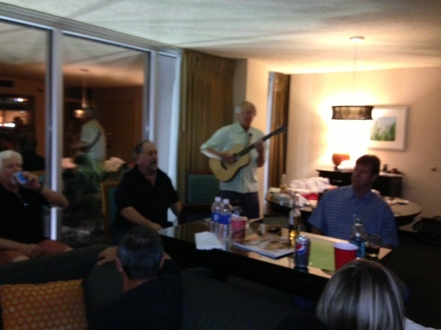 Music and Fun in the Hospitality Room!