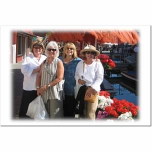 Karen Bowers (Morningside) Marcia Burchiere Morris, Sandy Darrow Goldblum, Judy Murphy Whittle.. Italy 2007