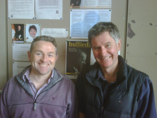 25 years too late, Young and Anderson find details of the Bullying Helpline in Cunningham Division.