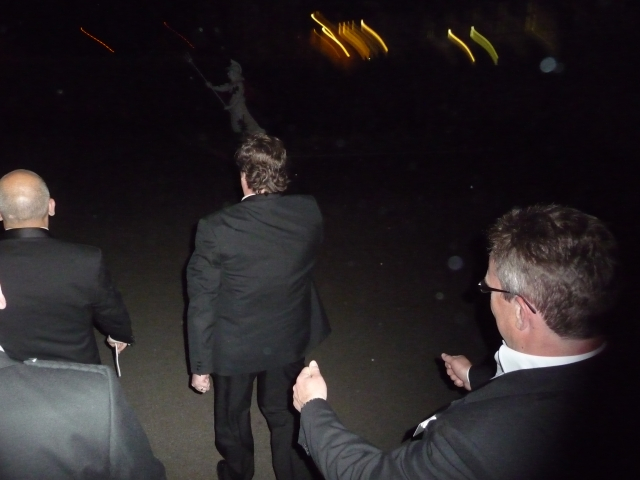 "Marching" to the mess dinner?