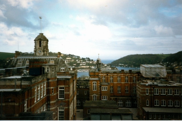 view from Cunningham cabin, Spring 86