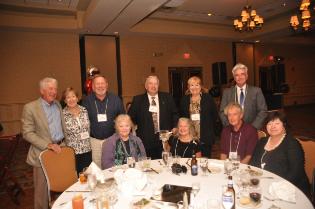 Standing: Bill & Judy Leonard, Rick Anderson, Bill & Bev Matarese, Ralph Annese. Sitting: Swan Anderson, Judy & Bill Leonard, Nadia Annese.