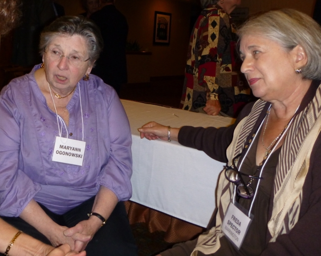Maryann Ogonowski and Freda Spector Warrington