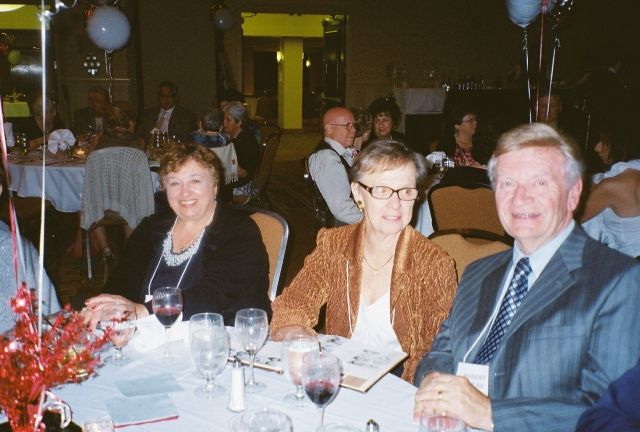 Kathie (Caggiano) Pawlak, Maureen (Gibbons) Jackson, Bob Pawlak 
