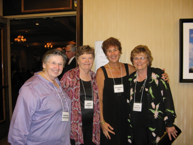 Maryann Ogonowski, Judy Anderson Birtles , Rosemary Kidd Hill, Judy Robinson McGreenery