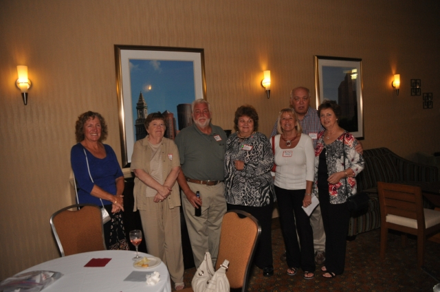 Ruth (Santos) Moore, Judy (Anderson) Birtles, Herb & Linda Johnson, Pam (Day) King, Warren & Dianne Johnson