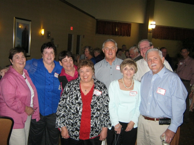 Class Reunion Committee: Carol Bertagna, Ginny Mahoney, Carol Bodmer, Kathy Caggiano, Jack Radochia, Arlene Moniz, Joe Rollins, Tony Day