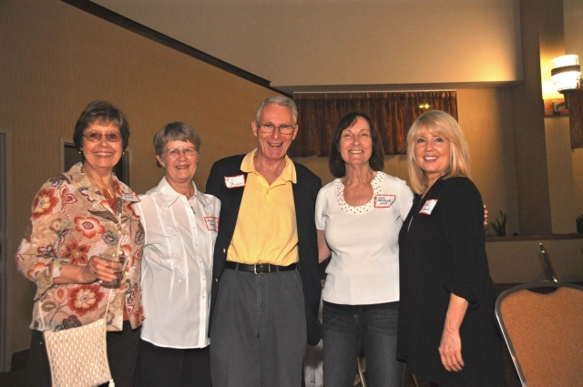 Janet (Floyd) Macy, Margaret & Bill Brown, Linda (Sandler) Cole, Carol (Zarella) Regan
