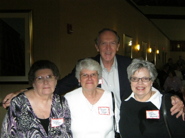 Glaydys (Anderson) Rife, Marianne (McKiel) Ernst, Phil Scanlan, Carol (Crocker) Haywood