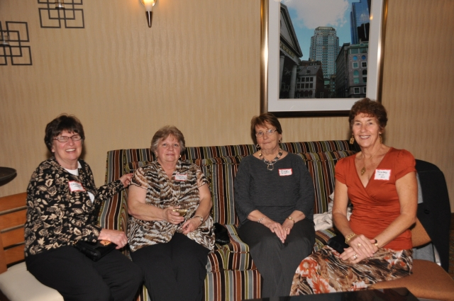 Claire (Bourque) Corbin, Janice (Corelli) Huntley, Ginny (DeCapot) Keenan, Rosemary (Kidd) Hill