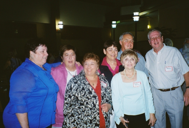 Ginny Mahoney, Carol Bertagna, Kathie Caggiano, Carol Bodmer, Arlene Moniz, Jack Radochia, Joe Rollins