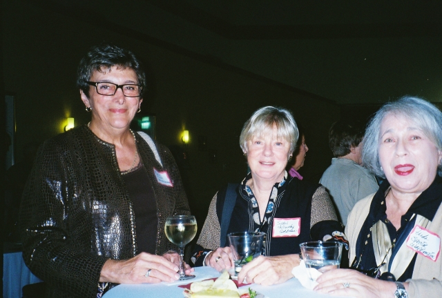 Muriel Mirak Weissbach, Sybil Killourhy Goldman, Freda Spector Warrington 
