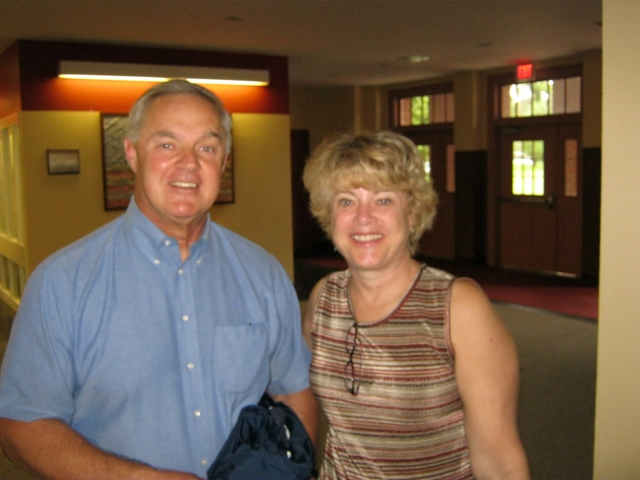Jack Radochia with AHS Principal Mary Villano