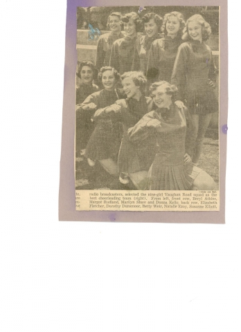 1949 - 50 Cheerleaders