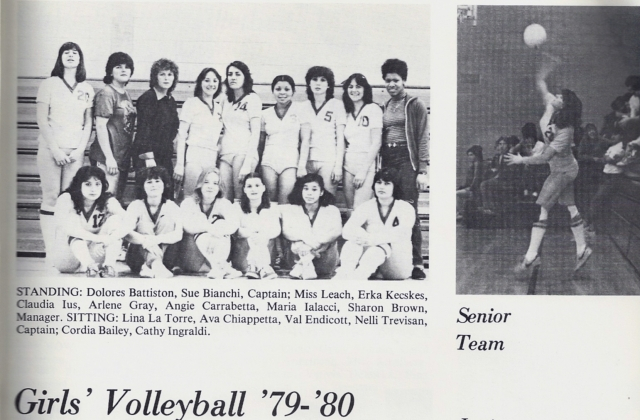 Girls Volleyball Senior Team - 1980