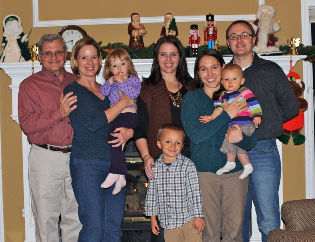 Deb (Johnson)and Mark Panter enjoying Thanksgiving Day with their family