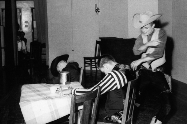 Pi-Hi 9th Play...Sheriff Steve Johnson, Hero Dick Simon and ?? on the table.
