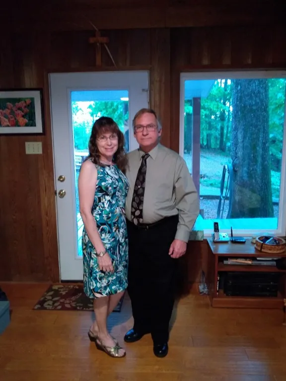 Joanie LeBlanc Haigler and husband Donald
