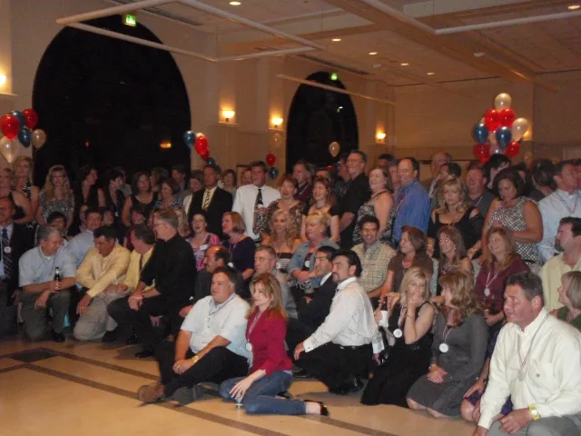 Trying to get all the classmates together for a class picture. But we did it. 