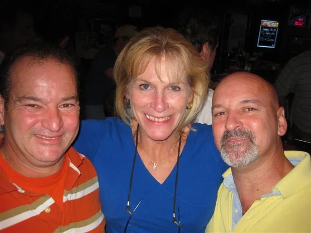 Marian Watts with friends