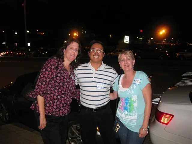 Connie Mc, Louis Wang, and Judy Brumfield