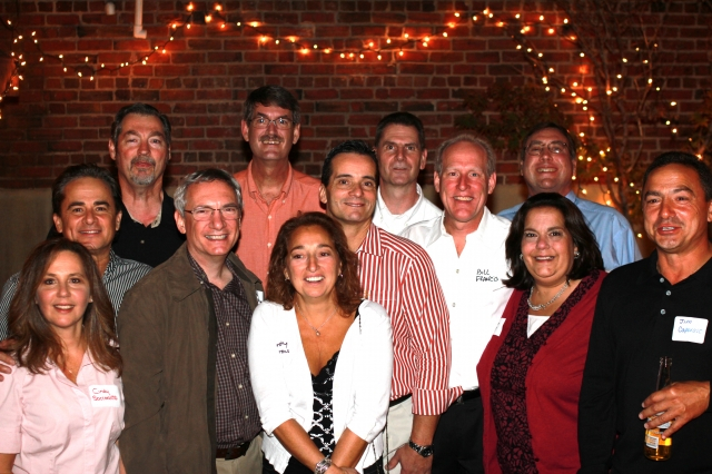 Cindy Soccadato, Bryan Allocco, Doug Colson, Dan Garlen, Matt Swanson, Dot Sereno OConnor, Paul Kocian, Tom Kelly, Bill Francis, Mary Ann Whitely Infantini, John Hammel, Jimmy Caporaso -- Washington Alumni