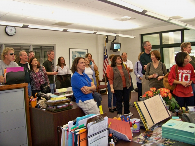 Bruce Atkinson, Kirsti Jutila Heineman, Bill Francis, Bill White, Cheryl Bennett Metsky, James Wyman, Beth Maher, spouse, Erin Geddis Cummings, Madeline Calabrese, Holly Penwell, John Combias, John Ruffley, Tina Seelig, Angela Valenziano Ross and George R