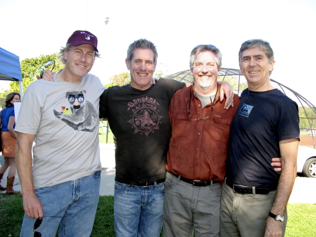 Bruce Atkinson, James Wyman, Bill White, and Loch Kelly