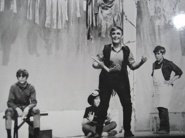 A Midsummer Nights Dream - Circa 1968 - directed by Judith Cohn. Dan Miller, Dana Calderwood, George Van Laar, David Rothkopf (photo by Gretchen Zeigler Gardner/Facebook)