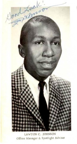 Lawton C. Johnson, for whom the school is now named. (photo courtesy of Peter Brady/Facebook)