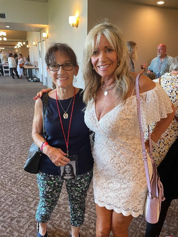 Majel Richards and Stephanie DiPerno