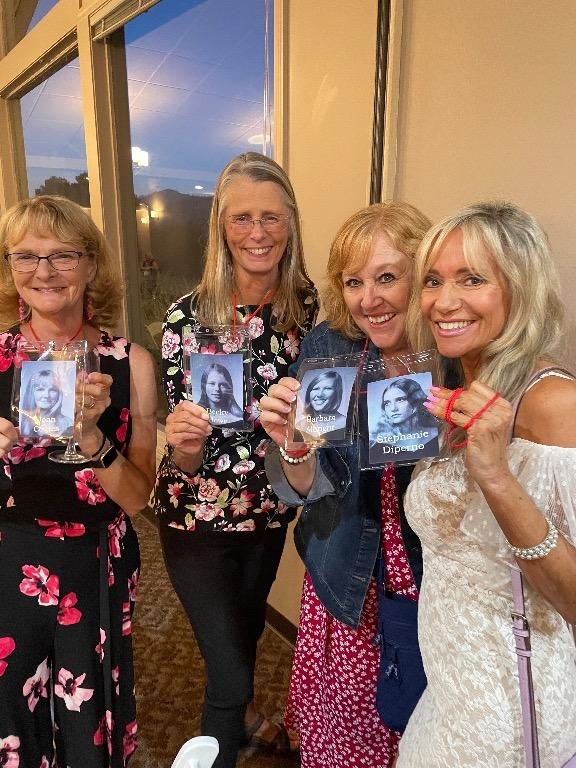 Joan Coates, Becky Howe, Barbara Albright, and Stephanie DiPerno