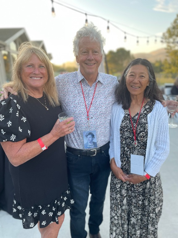 Lynnette Domer (Class of 70), Doug Wagner, and Gloria Morikawa
