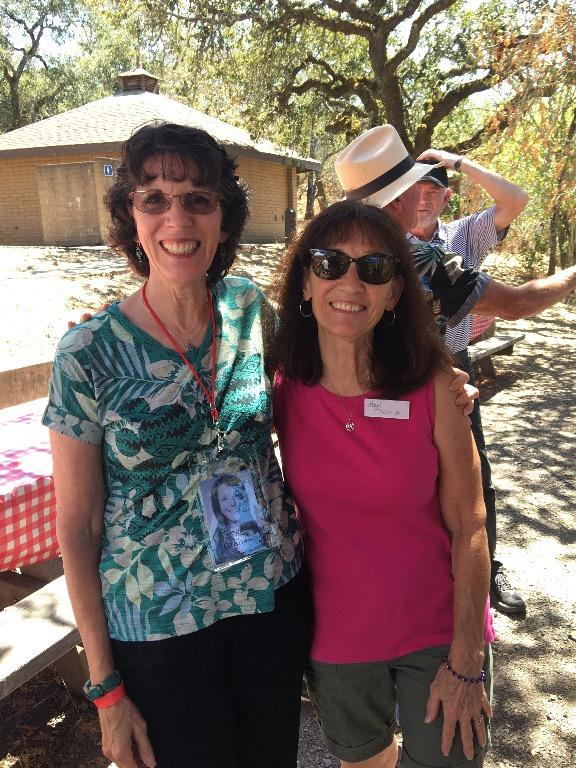 Peggy Graham and Majel Richards at the Spring Lake Picnic