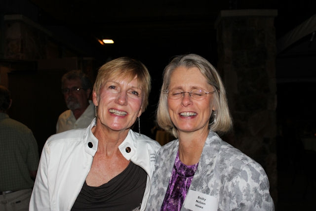 Greta Johnston Liedke and Becky Howe Nelson
