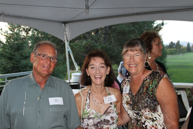 Jim Scinto, Majel Richards Small and Susan LaFranchi Scinto