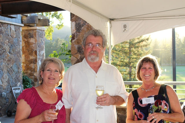 Linda Pera Evans, Kip Evans and Jeannine Owens Williams