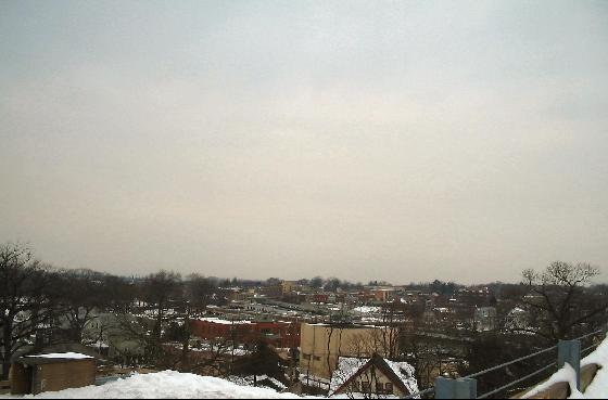 Rooftop View of Town