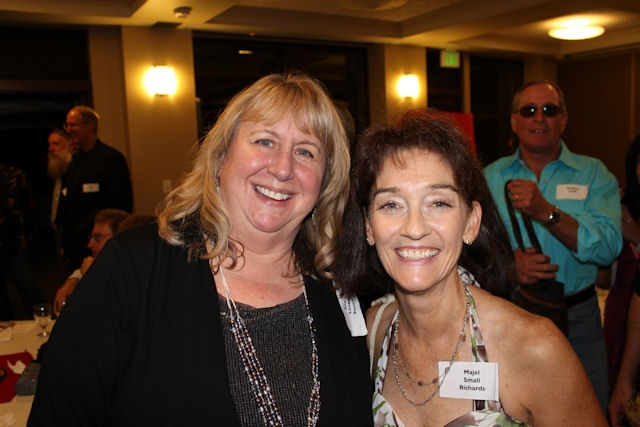 Sue Smith Leake and Majel Richards Small