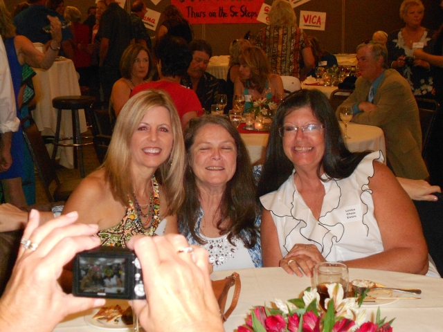 Debbie Pribble Lawson, Becky Bogardus Weislow, and Leslee Ewers Chain